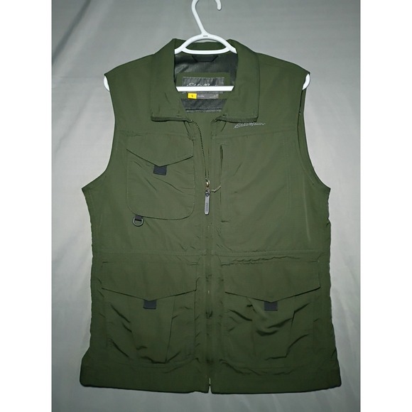 Eddie Bauer Other - Eddie Bauer Travex Vest Mens S Green Outdoor Gorpcore Photography Pockets Hiking
